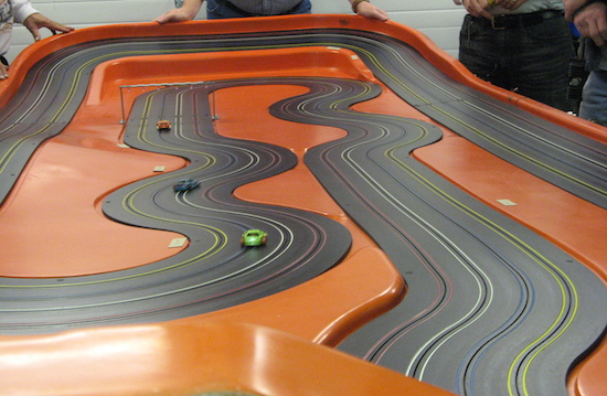 Super stock action on the tub